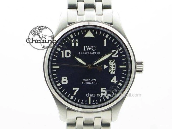 MIROTIME 0209 Mark XVIII IW328101 Blue Ceramic M+F 1:1 Best Edition Blue Dial on Blue Nylon Strap A Efficient 7066